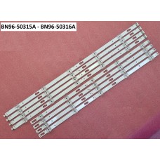 SAMSUNG UE55AU7000U - UE55AU7100U LED Bar Takımı - V0T7-550SMA-R0 - V0T7-550SMB-R0 - 8 Parça